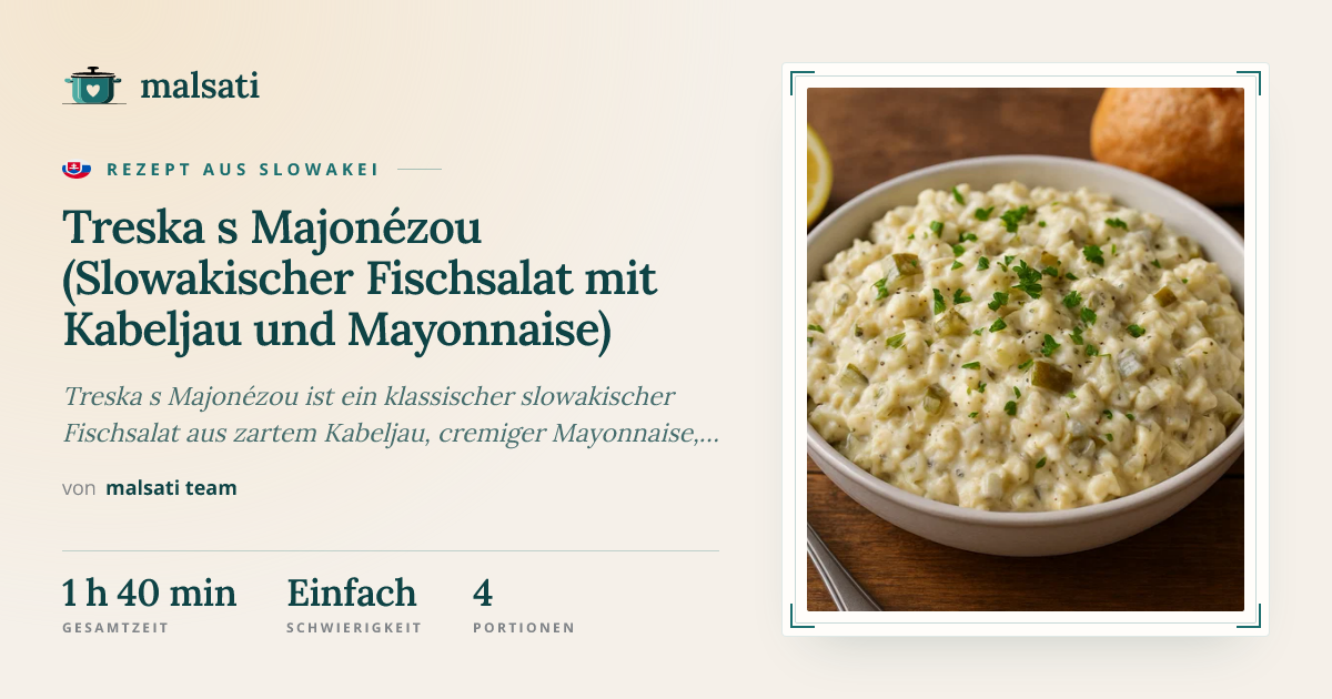 Treska s Majonézou – Rezept aus Slowakei | malsati