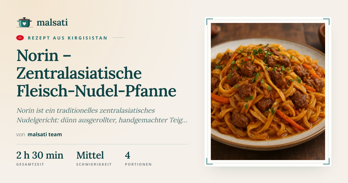 Norin – Rezept aus Usbekistan | malsati